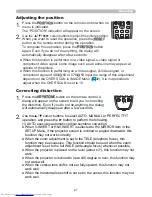 Предварительный просмотр 30 страницы Hitachi CP-WUX645N Operating Manual