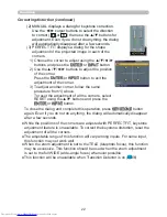 Предварительный просмотр 31 страницы Hitachi CP-WUX645N Operating Manual