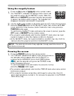 Предварительный просмотр 32 страницы Hitachi CP-WUX645N Operating Manual