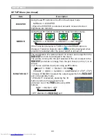 Предварительный просмотр 49 страницы Hitachi CP-WUX645N Operating Manual