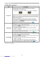 Предварительный просмотр 57 страницы Hitachi CP-WUX645N Operating Manual