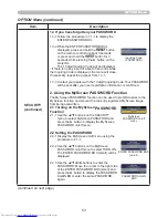 Предварительный просмотр 62 страницы Hitachi CP-WUX645N Operating Manual