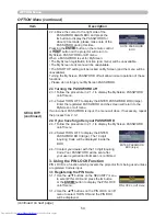 Предварительный просмотр 63 страницы Hitachi CP-WUX645N Operating Manual