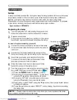 Предварительный просмотр 75 страницы Hitachi CP-WUX645N Operating Manual