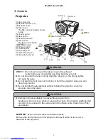 Preview for 3 page of Hitachi CP-WX11000 Service Manual