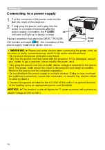 Preview for 16 page of Hitachi CP-WX2542WN User Manual