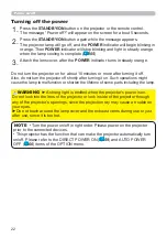 Preview for 22 page of Hitachi CP-WX2542WN User Manual