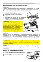 Preview for 27 page of Hitachi CP-WX2542WN User Manual