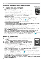 Preview for 28 page of Hitachi CP-WX2542WN User Manual