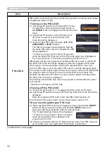 Preview for 76 page of Hitachi CP-WX2542WN User Manual