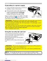 Предварительный просмотр 23 страницы Hitachi CP-WX3011N User Manual – Operating Manual