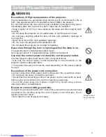 Preview for 4 page of Hitachi CP-WX3014WN Operating Manual