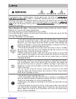 Preview for 9 page of Hitachi CP-WX3014WN Operating Manual