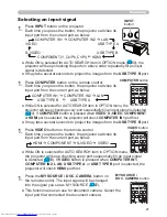 Preview for 30 page of Hitachi CP-WX3014WN Operating Manual