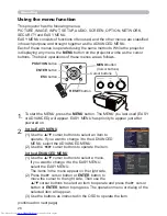 Preview for 37 page of Hitachi CP-WX3014WN Operating Manual