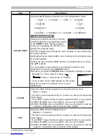 Preview for 42 page of Hitachi CP-WX3014WN Operating Manual