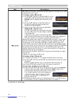 Preview for 85 page of Hitachi CP-WX3014WN Operating Manual