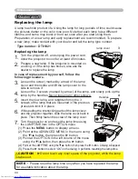 Preview for 103 page of Hitachi CP-WX3014WN Operating Manual