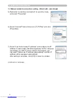 Preview for 125 page of Hitachi CP-WX3014WN Operating Manual