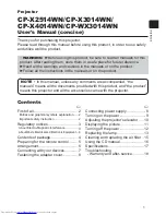 Preview for 220 page of Hitachi CP-WX3014WN Operating Manual