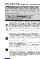 Preview for 233 page of Hitachi CP-WX3014WN Operating Manual