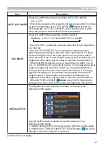 Preview for 47 page of Hitachi CP-WX3030WN Operating Manual