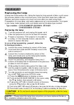 Предварительный просмотр 103 страницы Hitachi CP-WX3030WN Operating Manual