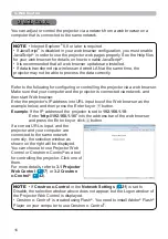 Preview for 16 page of Hitachi CP-WX3030WN User Manual