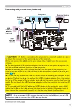 Preview for 13 page of Hitachi CP-WX3041WN User Manual