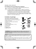 Предварительный просмотр 4 страницы Hitachi CP-WX3042WN User Manual