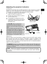 Предварительный просмотр 11 страницы Hitachi CP-WX3042WN User Manual