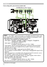 Preview for 14 page of Hitachi CP-WX30LWN User'S Manual And Operating Manual