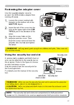 Preview for 17 page of Hitachi CP-WX30LWN User'S Manual And Operating Manual