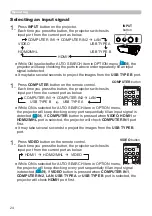 Preview for 24 page of Hitachi CP-WX30LWN User'S Manual And Operating Manual