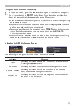 Preview for 33 page of Hitachi CP-WX30LWN User'S Manual And Operating Manual