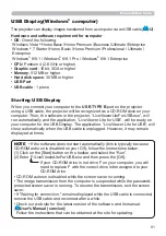 Preview for 91 page of Hitachi CP-WX30LWN User'S Manual And Operating Manual