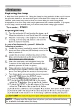 Preview for 99 page of Hitachi CP-WX30LWN User'S Manual And Operating Manual