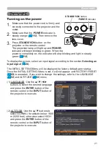 Предварительный просмотр 21 страницы Hitachi CP-WX3530WN Operating Manual