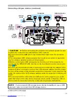 Preview for 13 page of Hitachi CP-WX3530WN User Manual