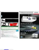 Hitachi CP-WX4021N Brochure & Specs предпросмотр