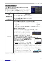 Предварительный просмотр 42 страницы Hitachi CP-WX4021N User'S Manual And Operating Manual