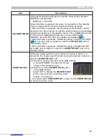 Предварительный просмотр 54 страницы Hitachi CP-WX4021N User'S Manual And Operating Manual