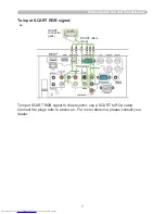 Предварительный просмотр 230 страницы Hitachi CP-WX4021N User'S Manual And Operating Manual