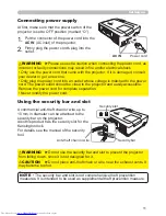 Preview for 20 page of Hitachi CP-WX410 Operating Manual