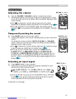 Preview for 24 page of Hitachi CP-WX410 Operating Manual