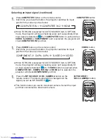 Preview for 25 page of Hitachi CP-WX410 Operating Manual