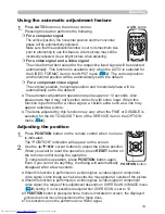 Preview for 28 page of Hitachi CP-WX410 Operating Manual