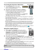 Preview for 29 page of Hitachi CP-WX410 Operating Manual