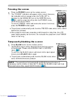 Preview for 30 page of Hitachi CP-WX410 Operating Manual