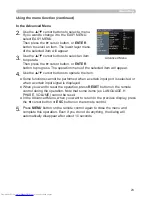 Preview for 32 page of Hitachi CP-WX410 Operating Manual